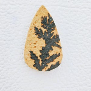 Natural Dendritic Agate Cabochon, Scenic Tree Pattern Shazar Loose Gemstone, Designer Stone for Ring Pendant Wire Wrap Jewelry Making
