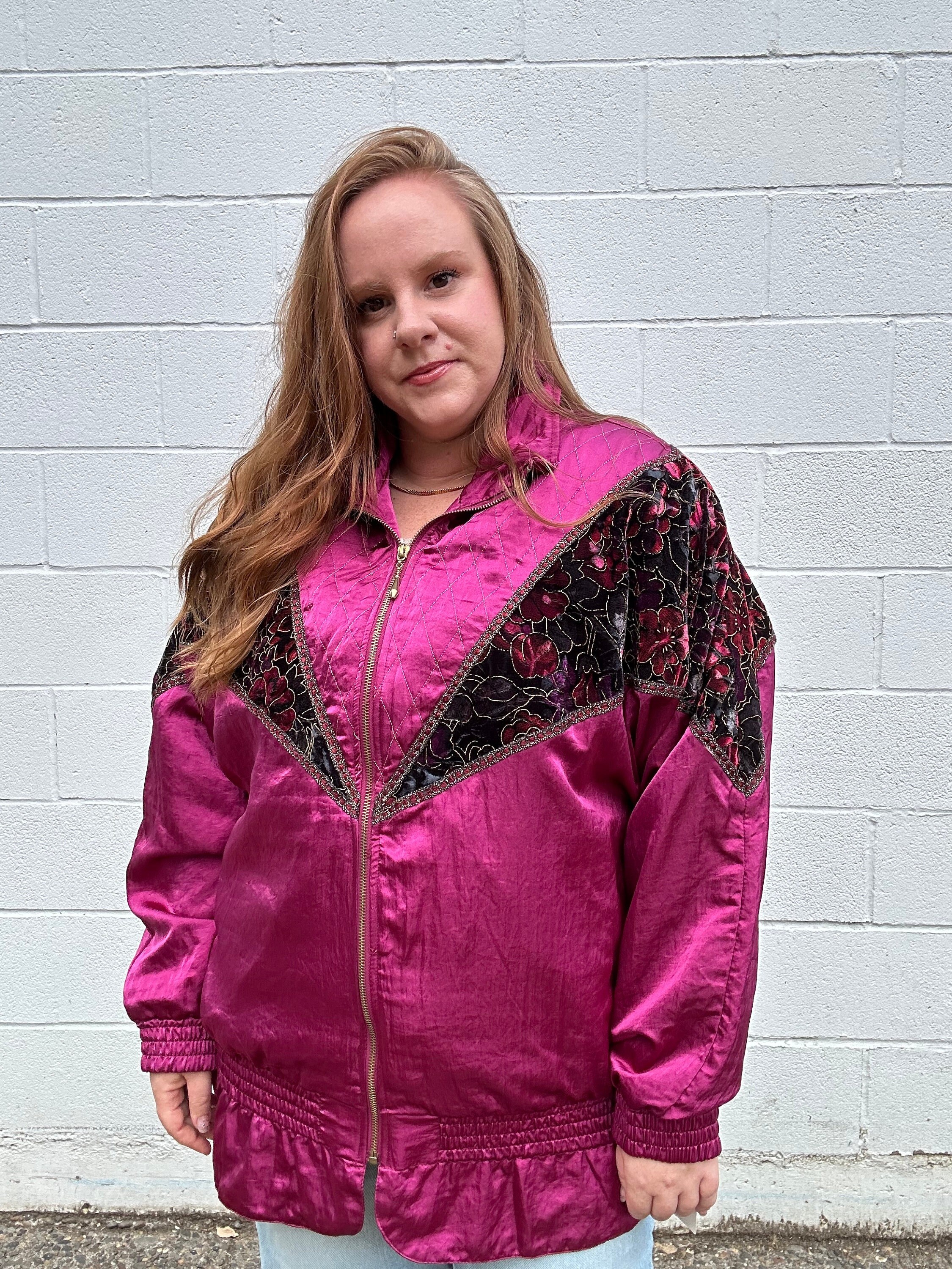 Plus size pink bomber jacket cheap