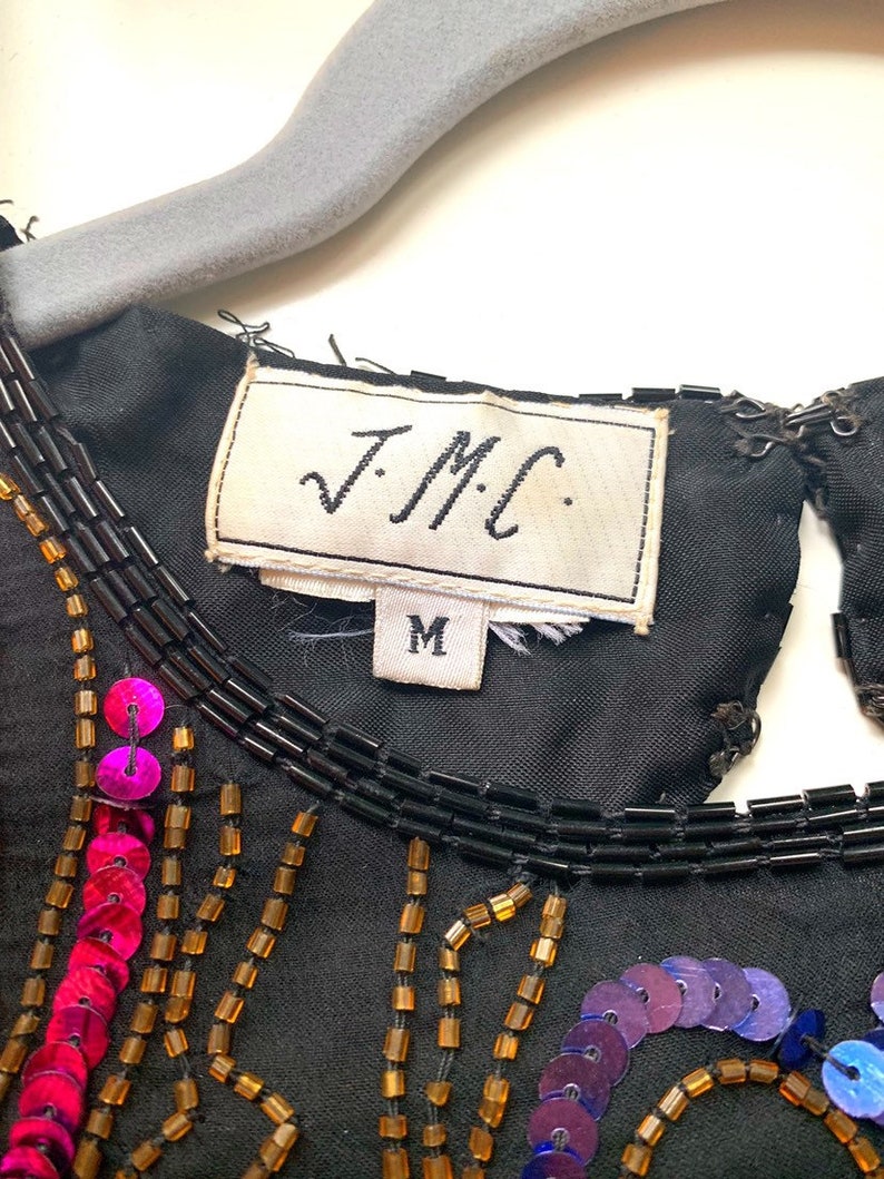 Vintage JMC Beaded cocktail dress