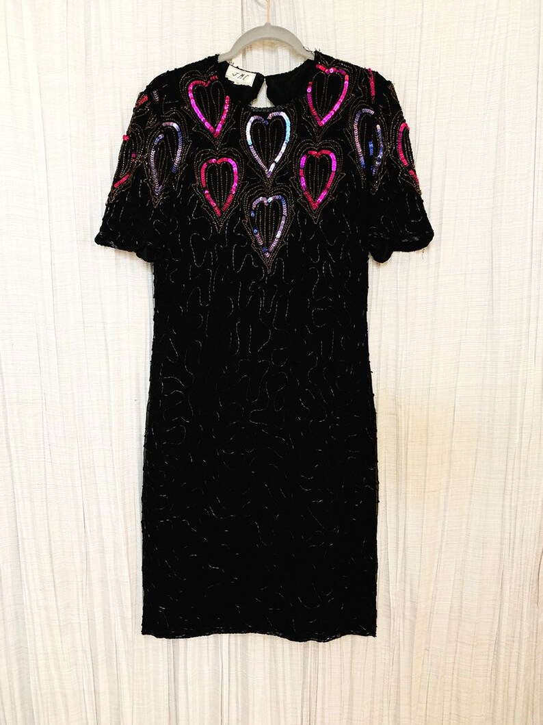 Vintage JMC Beaded cocktail dress