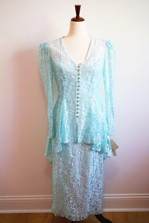 Vintage Deadstock A la Carte Lace Bridgerton Suit… - image 7