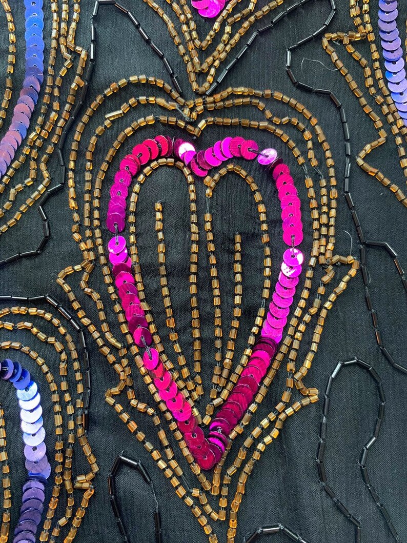 Vintage JMC Beaded cocktail dress