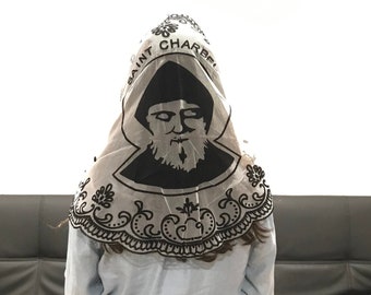 Mantilla Scarf (St Charbel and Our Lady)
