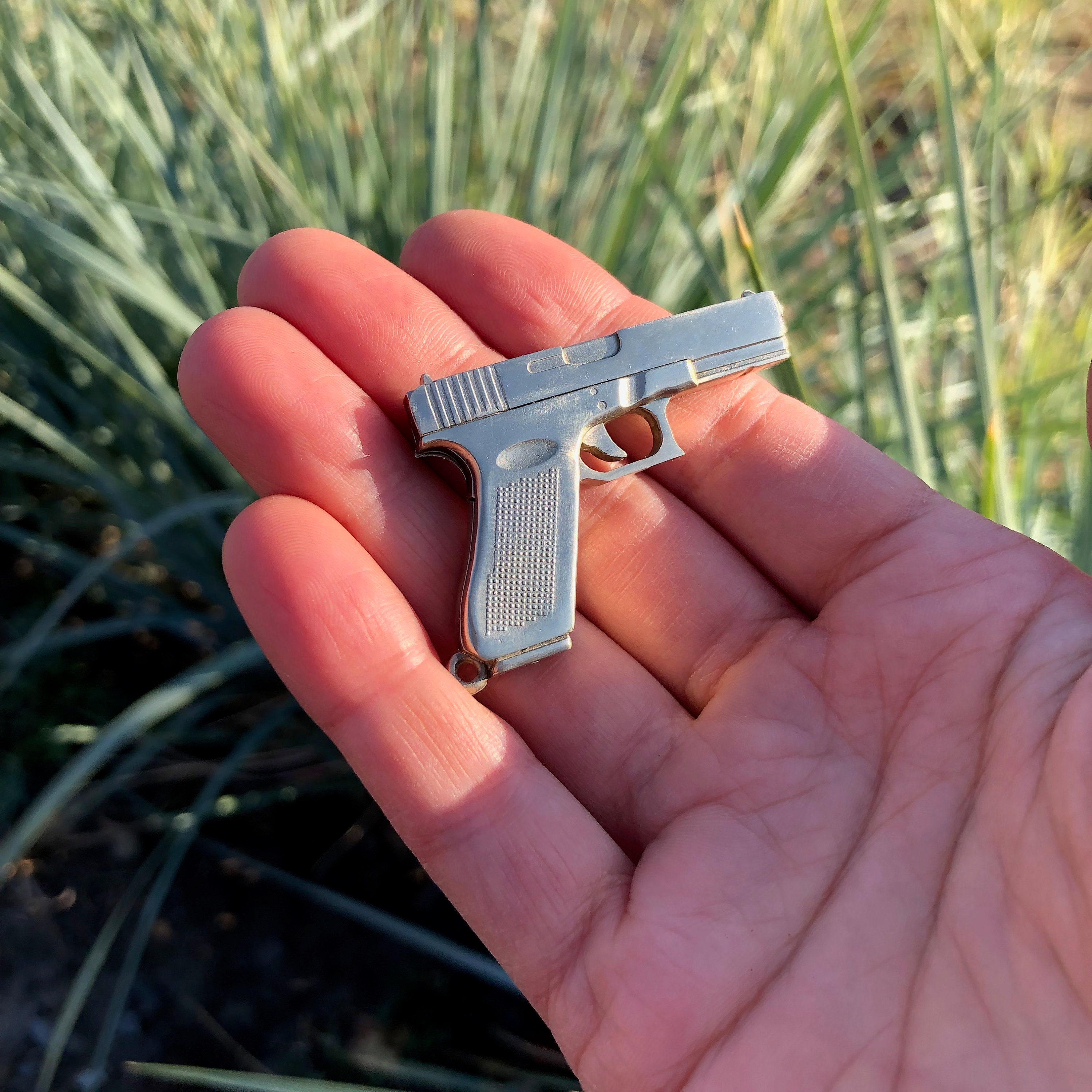 Miniature gun M17 scale 1/4 pinfire gun collectable Mini gun Etsy