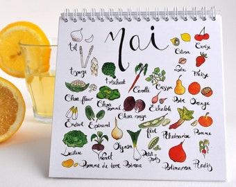 Calendrier perpétuel des fruits et légumes de saison