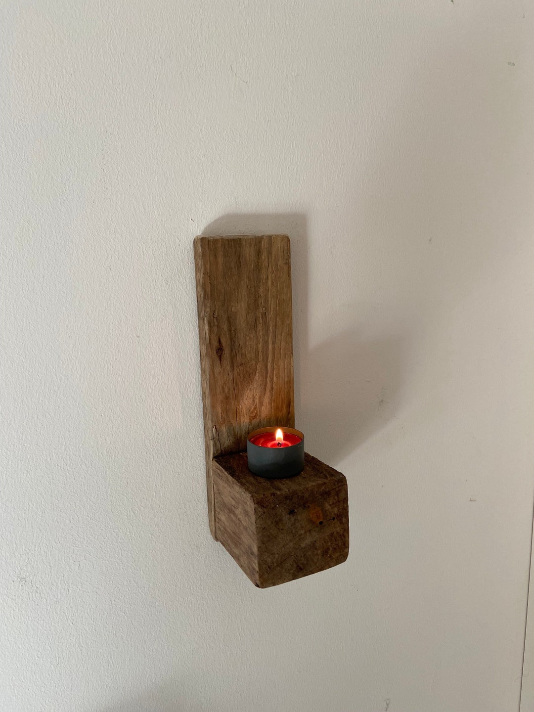 Wall Bracket Made of Driftwood palette 007 Etsy