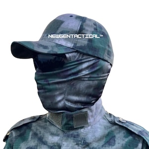 NewGenTactical™ Adjustable Tactical Camo Hat | Military Cap with UV Protection & Breathable Fabric | Multicam, A-Tacs, Kryptek, Woodland