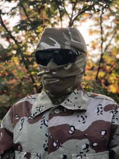 Tactical Military Balaclava Military Camo Face Mask Hunting Neck Hood Ski  Masks