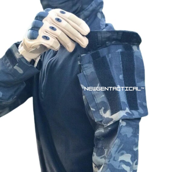 Camisa de combate tactica de nailon Ripstop G3 para hombre color negro Multicam con coderas Etsy Espana