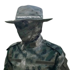 NewGenTactical ™ Taktischer Boonie-Hut | Militärtarn mit UV-Schutz und atmungsaktivem Stoff | Multicam, A-Tacs Camo, Kryptek Camo Hut