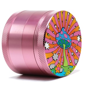 Pink Grinder Metal Magnetic Grinder - Cute Grinder Pretty Grinder Gift- Pink Purple Grinder - Grinder Accessories Gift - Grinder Pretty Gift