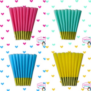 Cute Pre Rolled Cones - 8 Pack - King Size Vegan-Friendly Hemp Paper Cones - Natural Slow Burning Ultra-Thin Pre Rolled Paper
