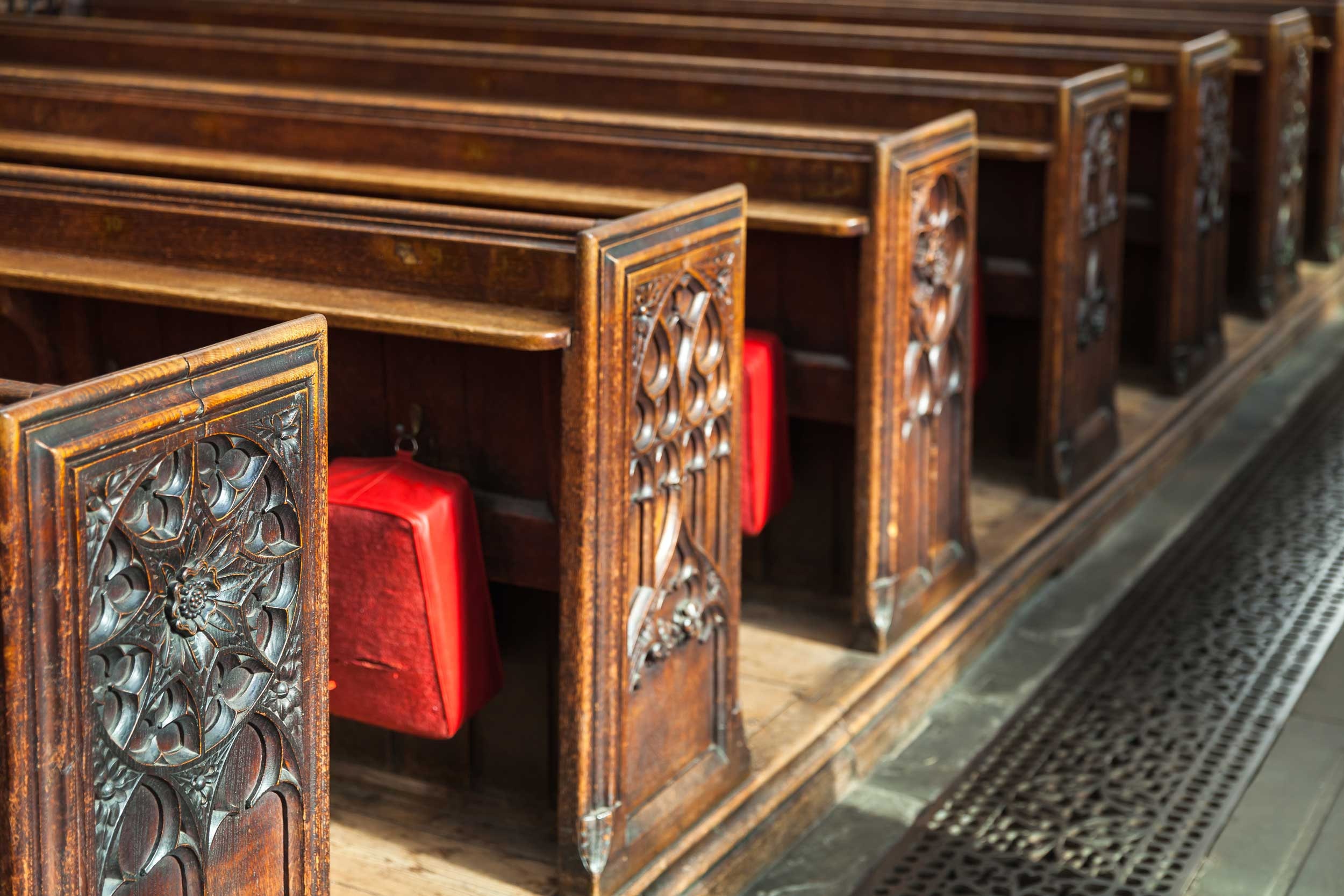 Original Bath Abbey Oak Pews (Victorian)