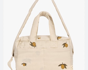 Konges Slojd Lemons Print Organic Cotton Shoulder Bag