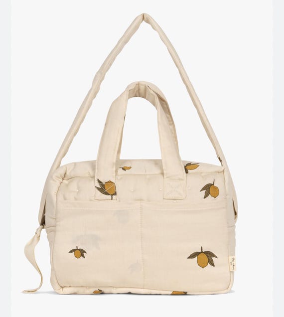 Konges Slojd Lemons Print Organic Cotton Shoulder Bag