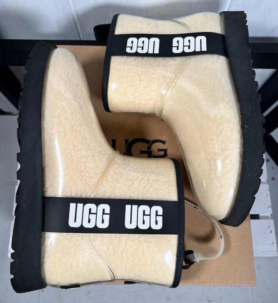 UGG Women's Classic Clear Mini Natural Waterproof Boot