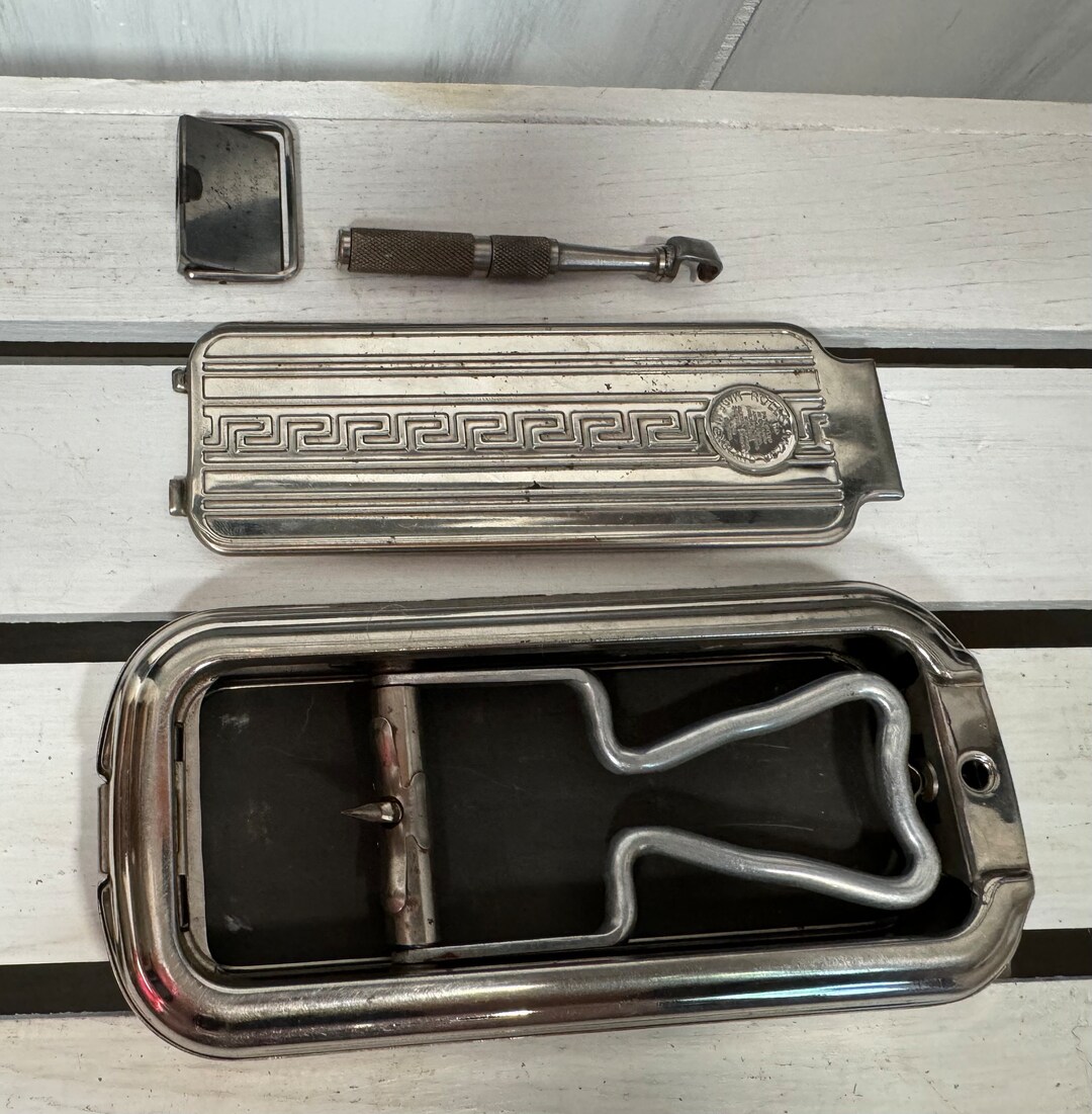 Antique Art Deco 1927 Rolls Razor STRIP Sharpening Kit, Made in England ...