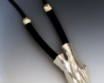 Helen Hosking NY Artist, Bolo Statement 925 Necklace, So Chic, Unique Gift!