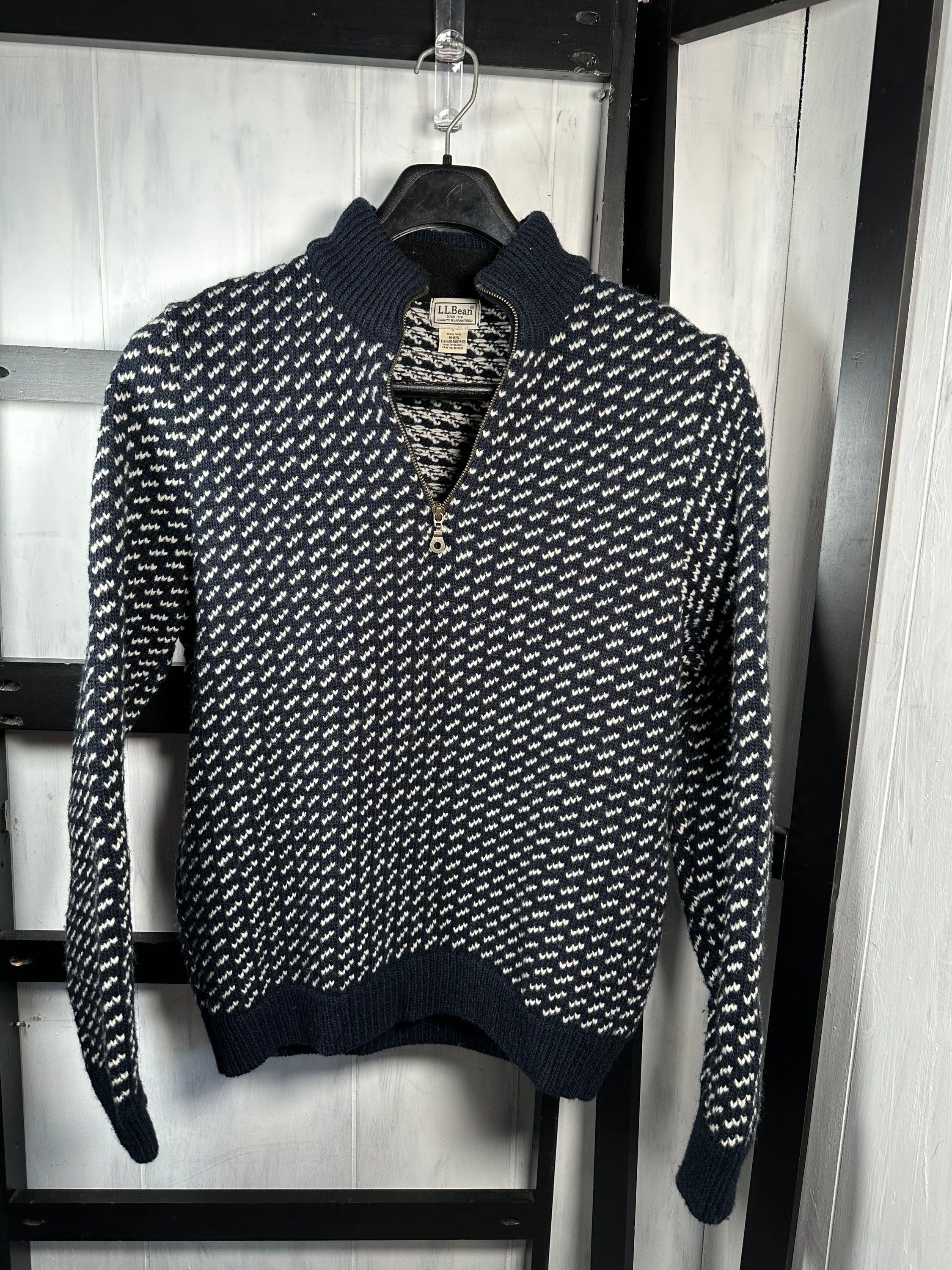 Ll bean top birdseye sweater