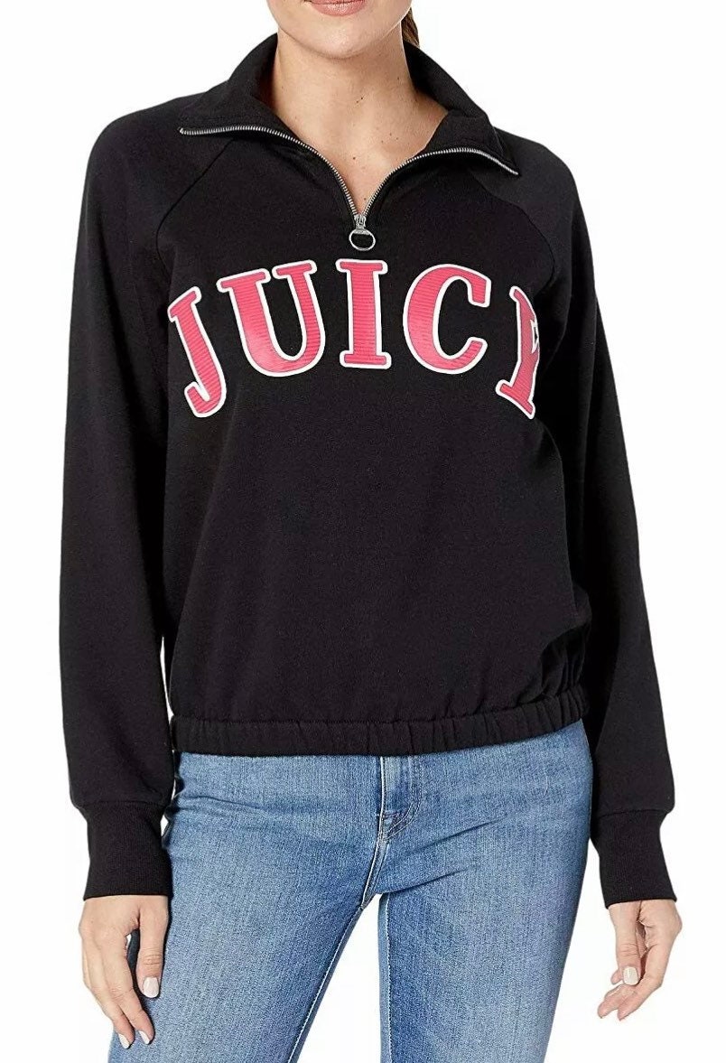 Zip Turtleneck Sweatshirt Size 