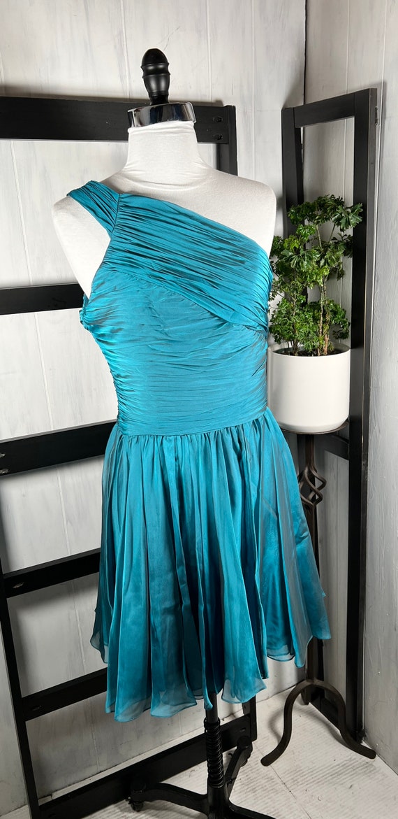 Shoulder Teal Dress Brand 