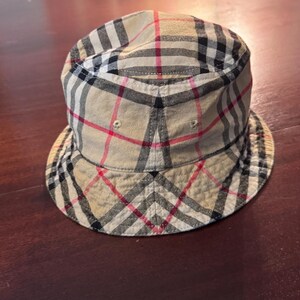 Vintage Burberry Bucket Hat - Etsy