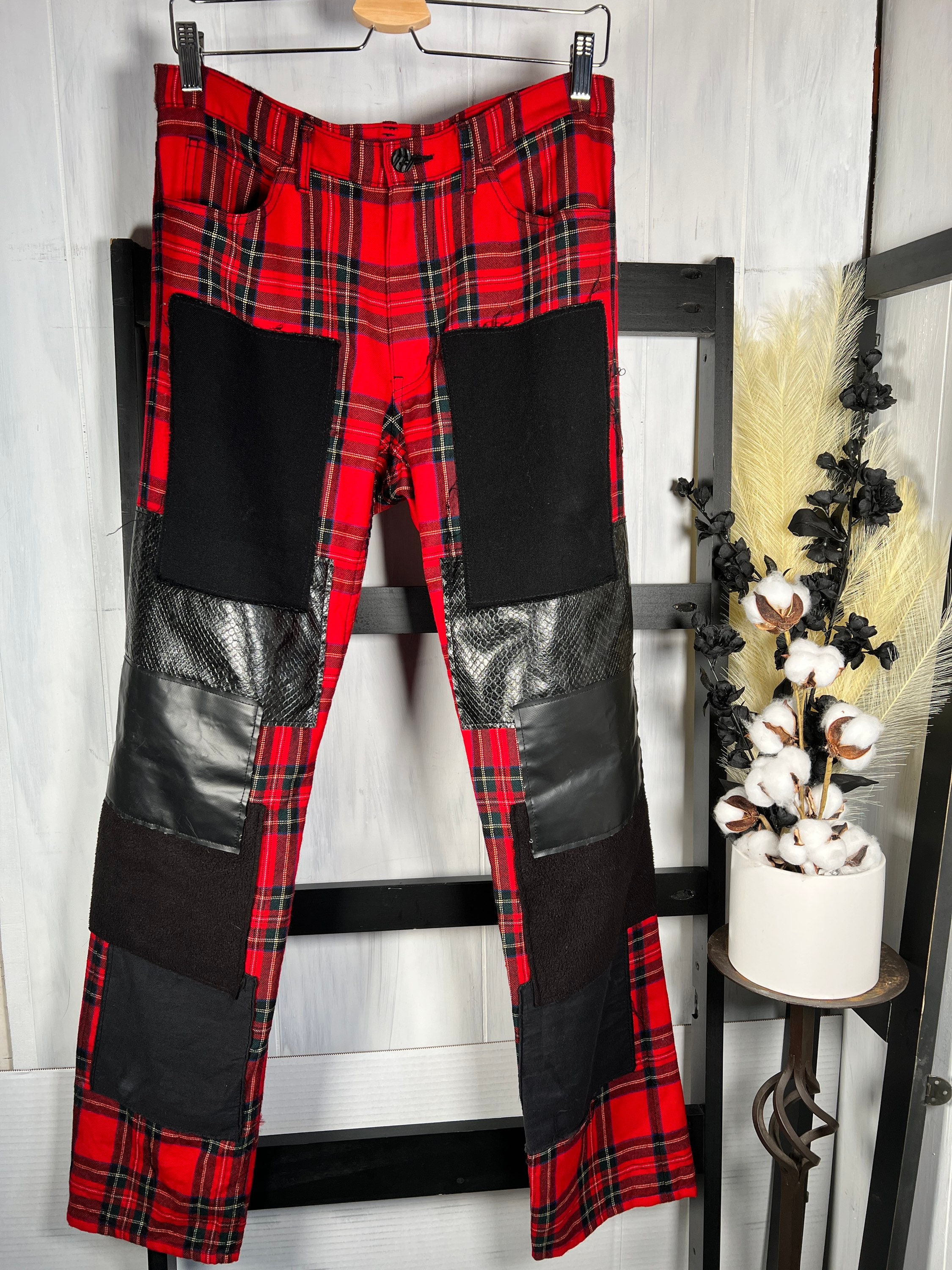 Comme Des Garcons Homme Plus 100% Wool Multi-patchwork Pants
