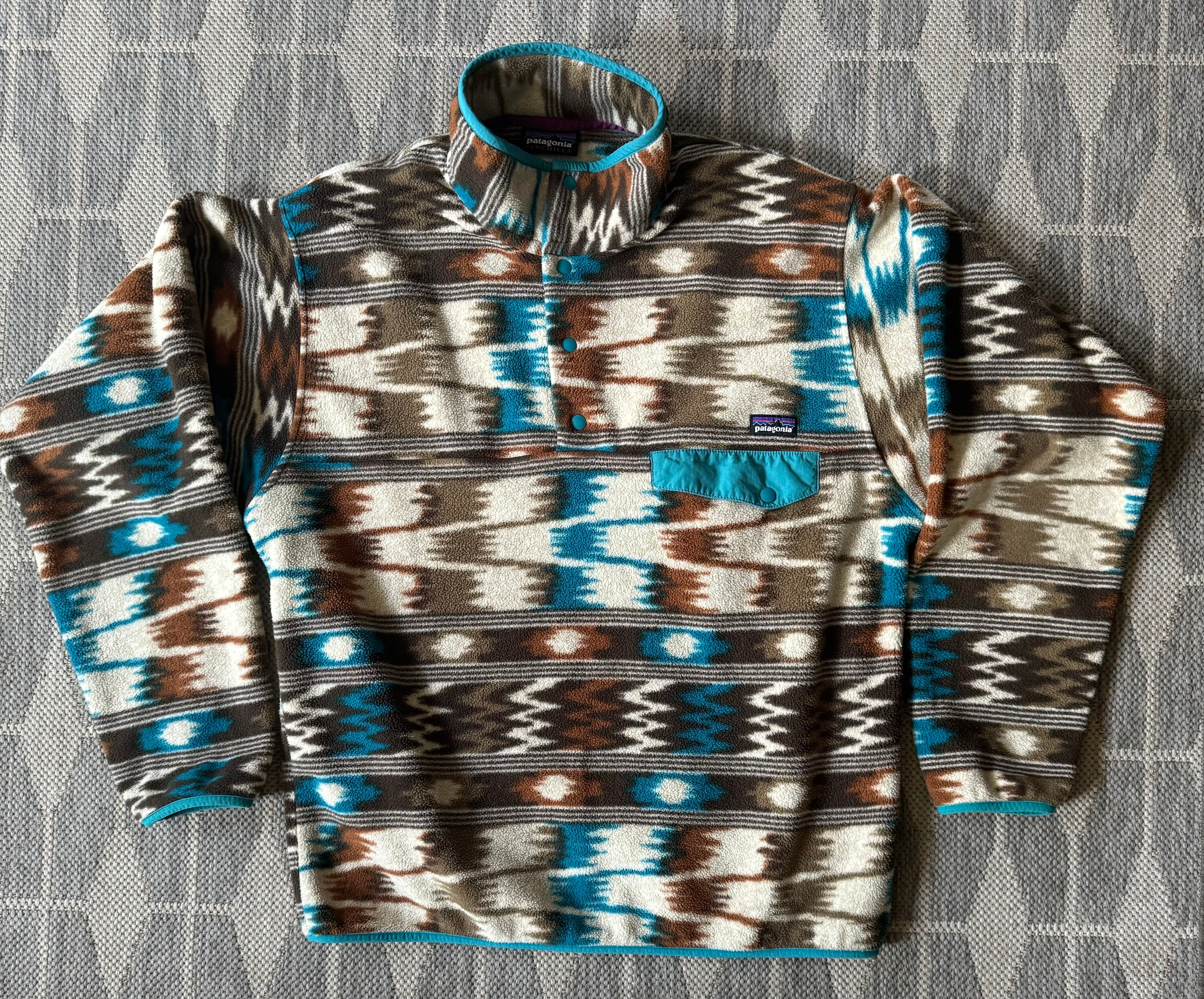 Patagonia pattern pullover hot sale