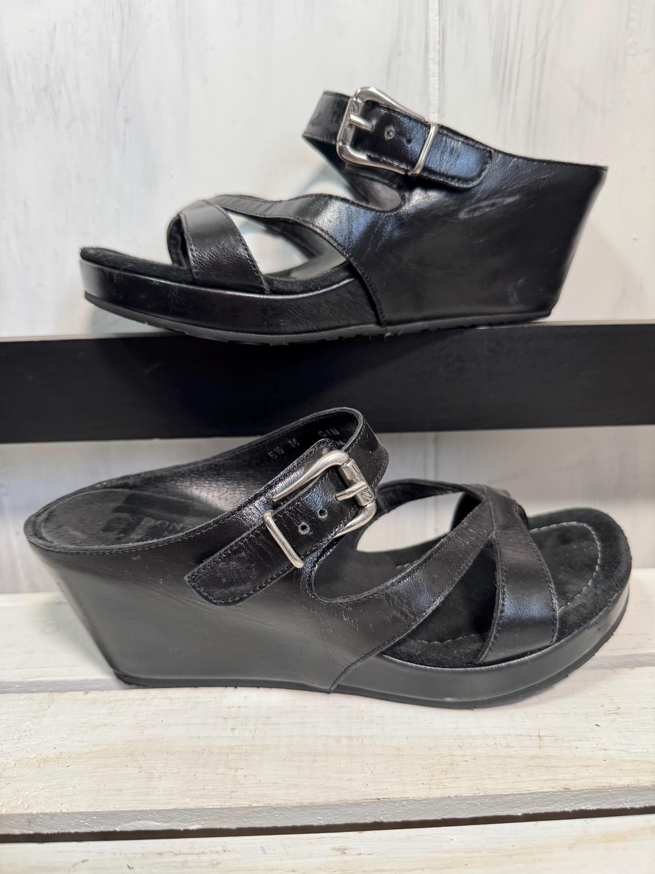 Donald J. Pliner Men’s Black Leather Double-Strap Slide Sandals 81N7czZSO0L._AC_UY900_.jpg main image 4