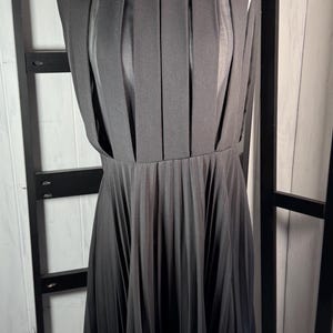 New without tags! Sandro Paris Black Pleated Midi, Upper Mesh with Paneling Pleats, Size 2/Small-Medium.