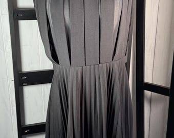 New without tags! Sandro Paris Black Pleated Midi, Upper Mesh with Paneling Pleats, Size 2/Small-Medium.
