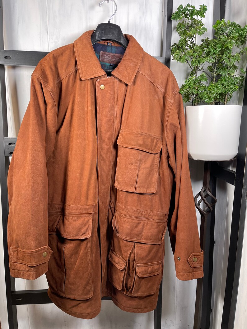 Brooks Brothers Brown Leather Safari 