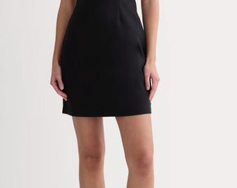 90s dress code male The Dream Square-Neck Dress