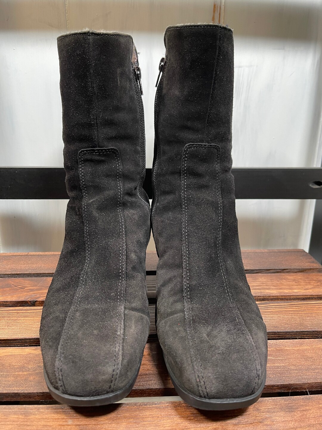 Botas de ante de oveja ELENA de La Canadienne casi sin usar talla 9.5 So So MINT 975 Etsy Mexico