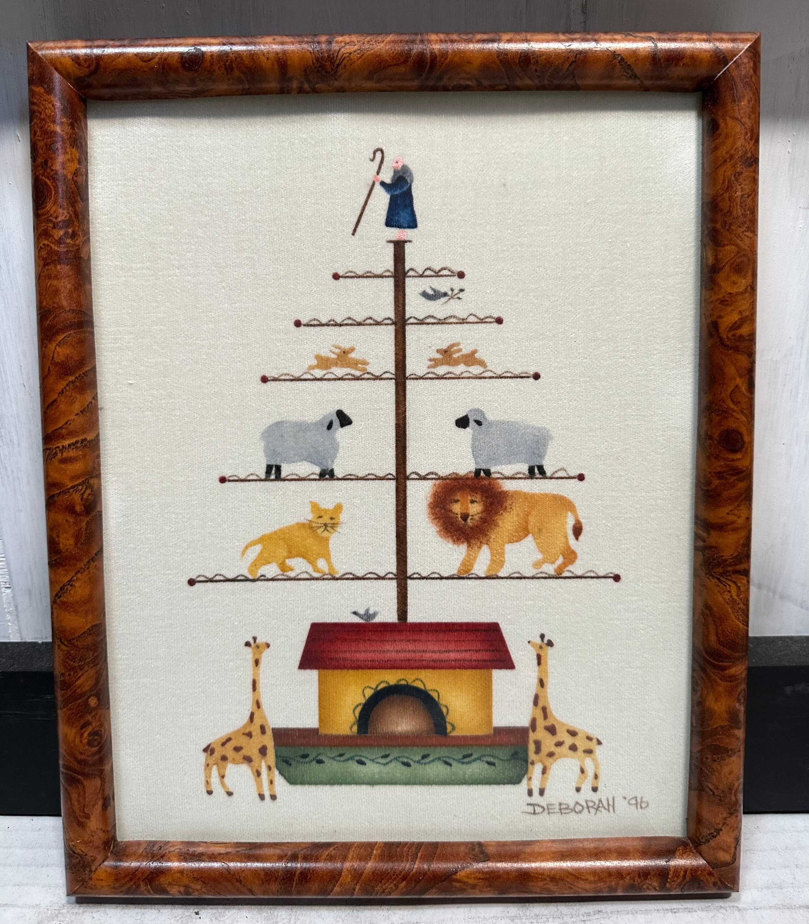 美品　24-25 NOAH boarding F・Styler ノア Deborah's Collection Theorem Painting BURLED WALNUT Frame, Noah's
