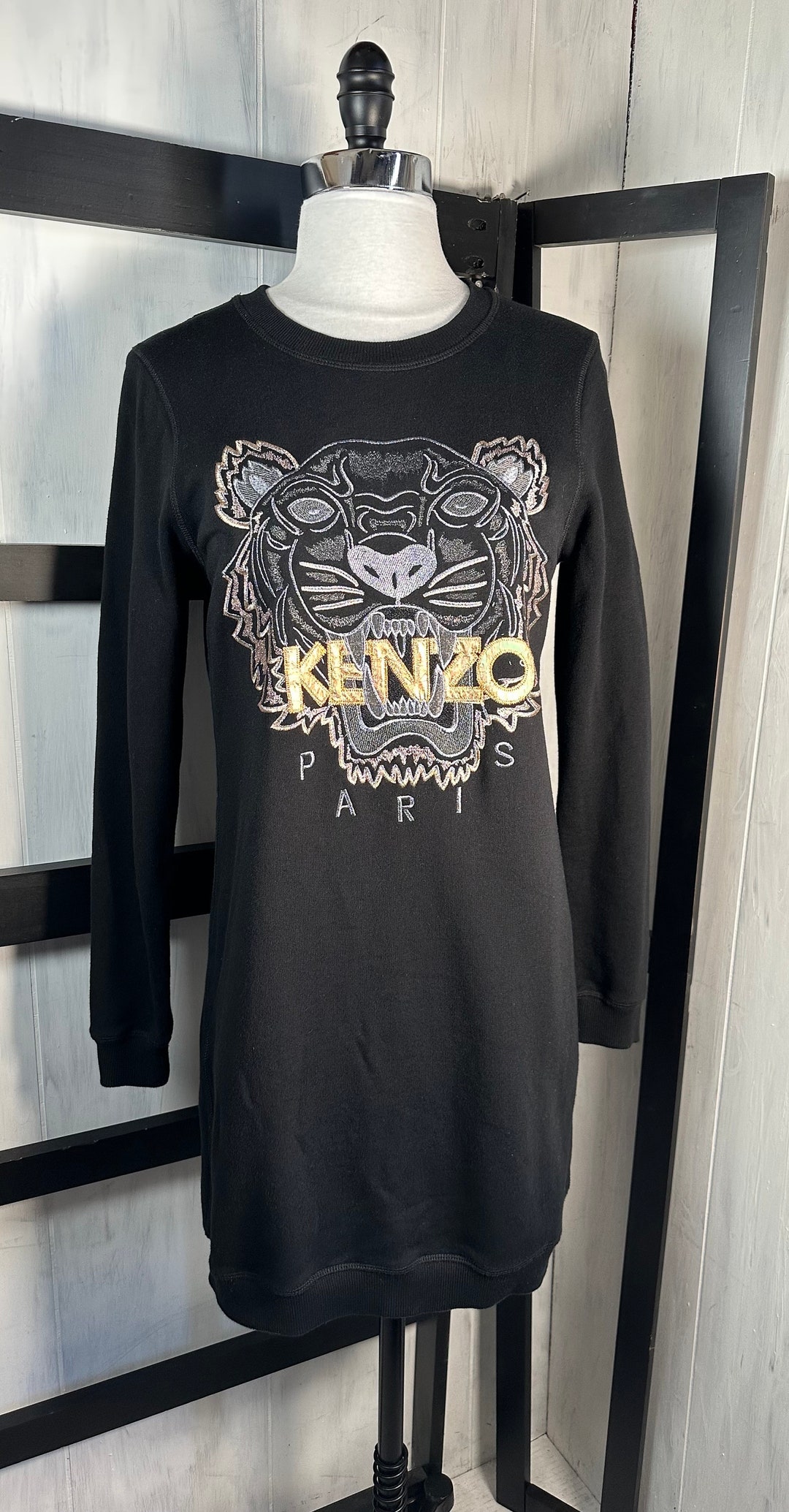 fitted lace wedding dress Kenzo Kids Embroidered Cotton Dress Cherry Red Size 8YRS