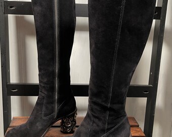 coach boots with studs