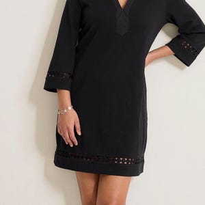 black dress shirt with purple tie Tommy Bahama Harbour Eyelet Swim Cover-Up Dress – DGFOutlet