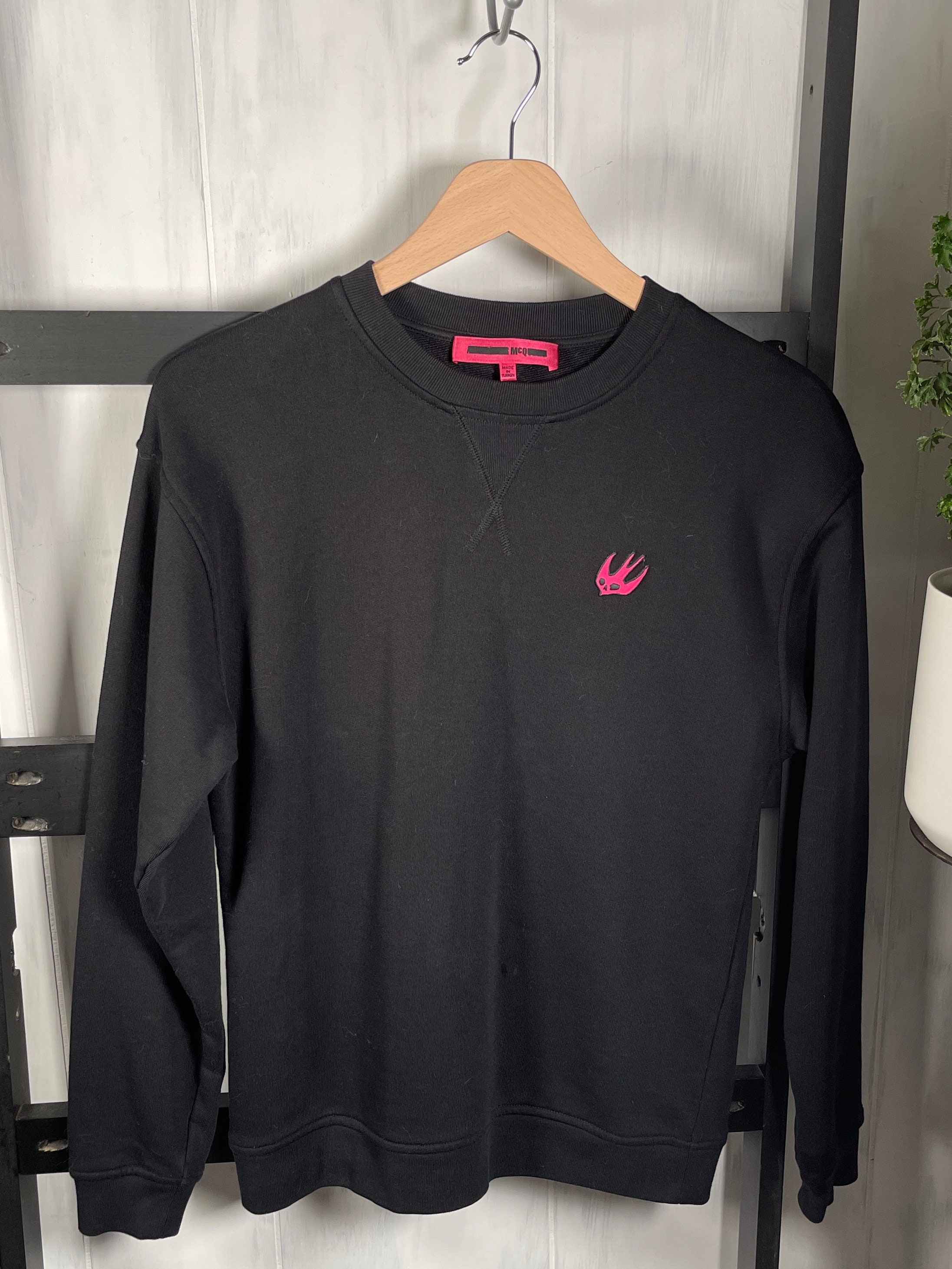 Mcq black sweatshirt discount