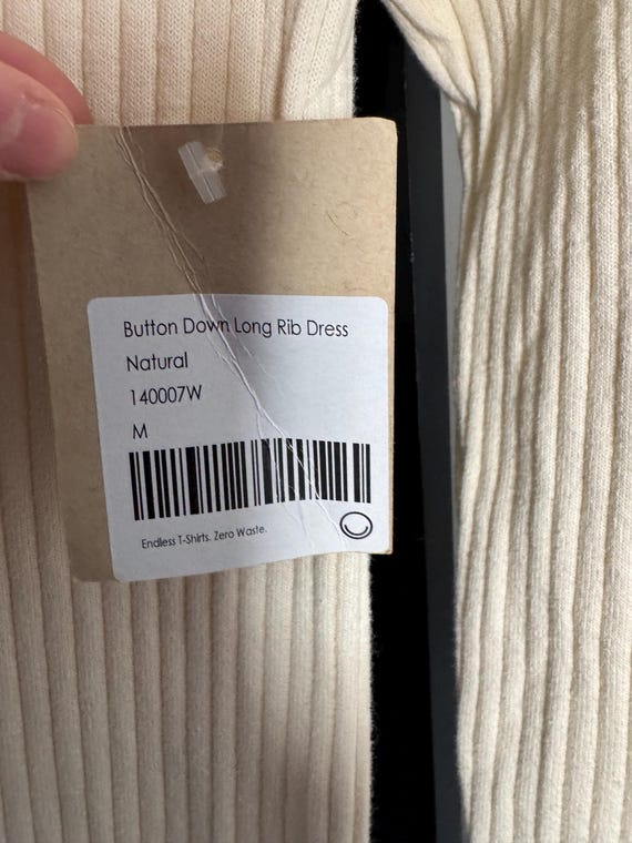 For Days Long Button Down Thick Ribbed Maxi, Sold… - image 5