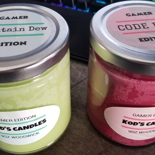 Gamer Edition - Mountain Dew *YOUR CHOICE* 100% Soy Woodwick Candle