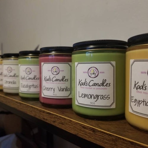 Premium 100 Soy Woodwick Scented Candle max Scent Load Etsy