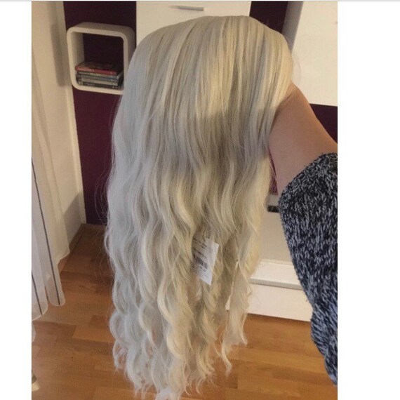 Tamera 28 Bleach Blonde Synthetic Hair Wig Etsy