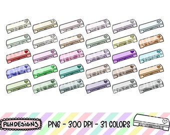 Cameo Cutting Machine Clipart, Doodle Clipart, Multicolor, Commercial Use, Hand Drawn, Planner Clipart, Planner Icons