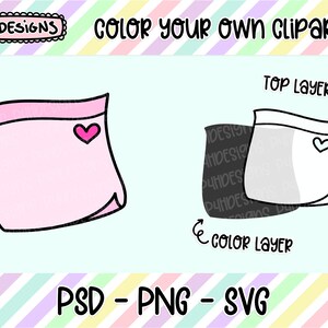 May include: A pink and black outline of a sticky note with a small pink heart in the upper right corner. The text "COLOR YOUR OWN CLIPART" is at the top of the image. The text "TOP LAYER" is in the upper right corner of the image. The text "COLOR LAYER" is in the lower right corner of the image. The text "PSD - PNG - SVG" is at the bottom of the image.