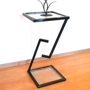 Coffee Table Black, Floating Table steel table Tensegrity Table, Café Table
