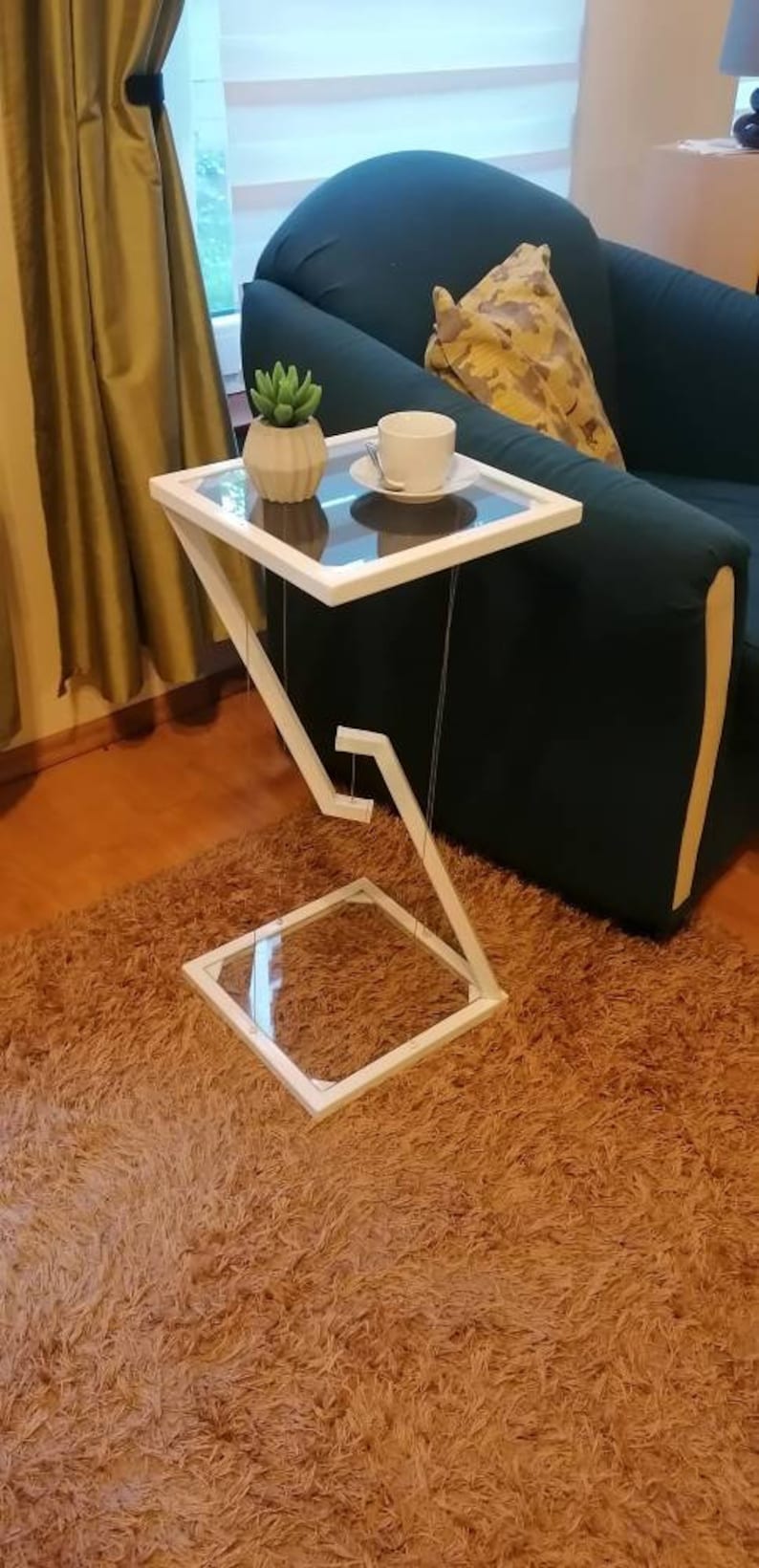 Coffee Table Floating Table steel table Tensegrity Table Etsy