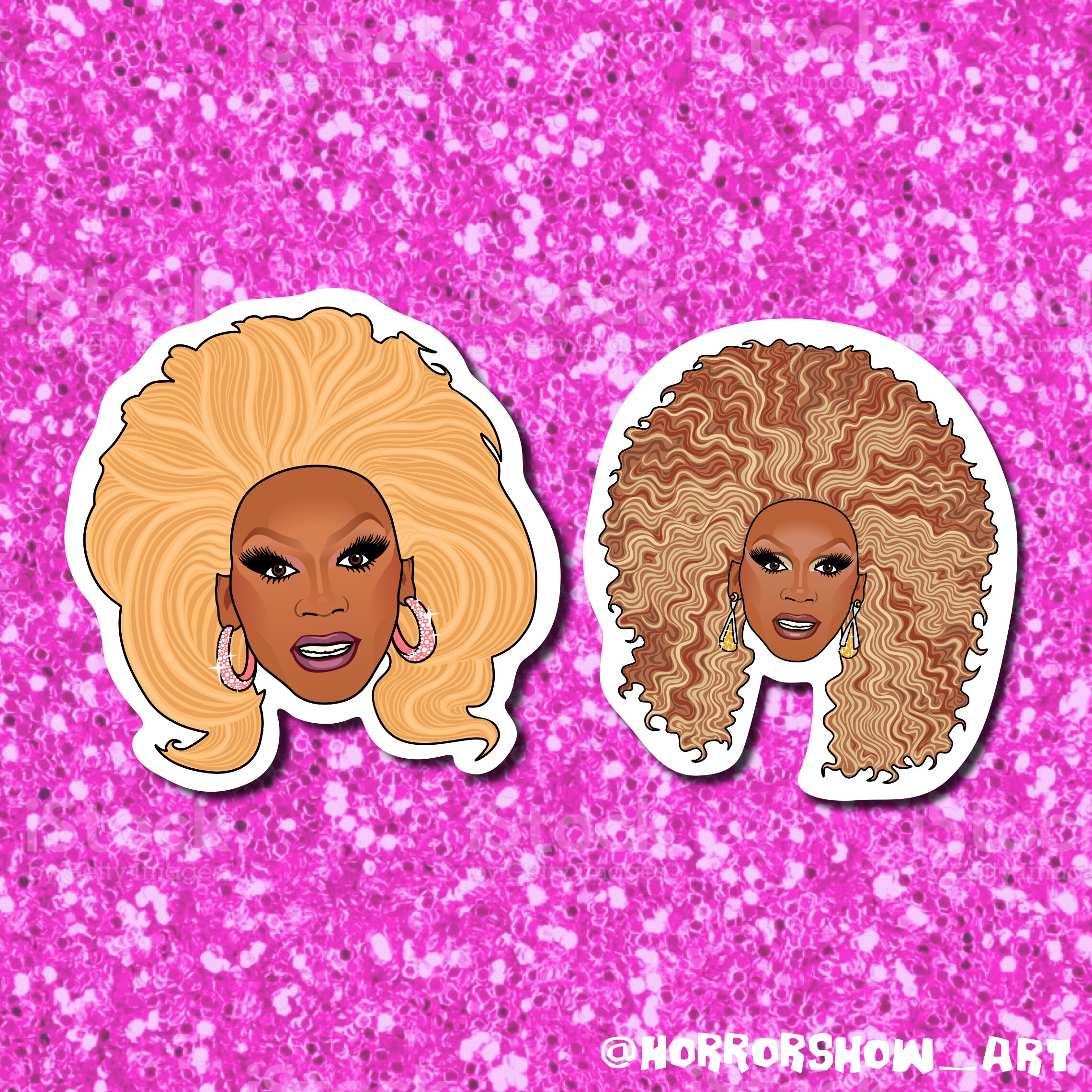 Rupaul Drag Queen Sticker Set 10 Stickers Drag Race Etsy UK