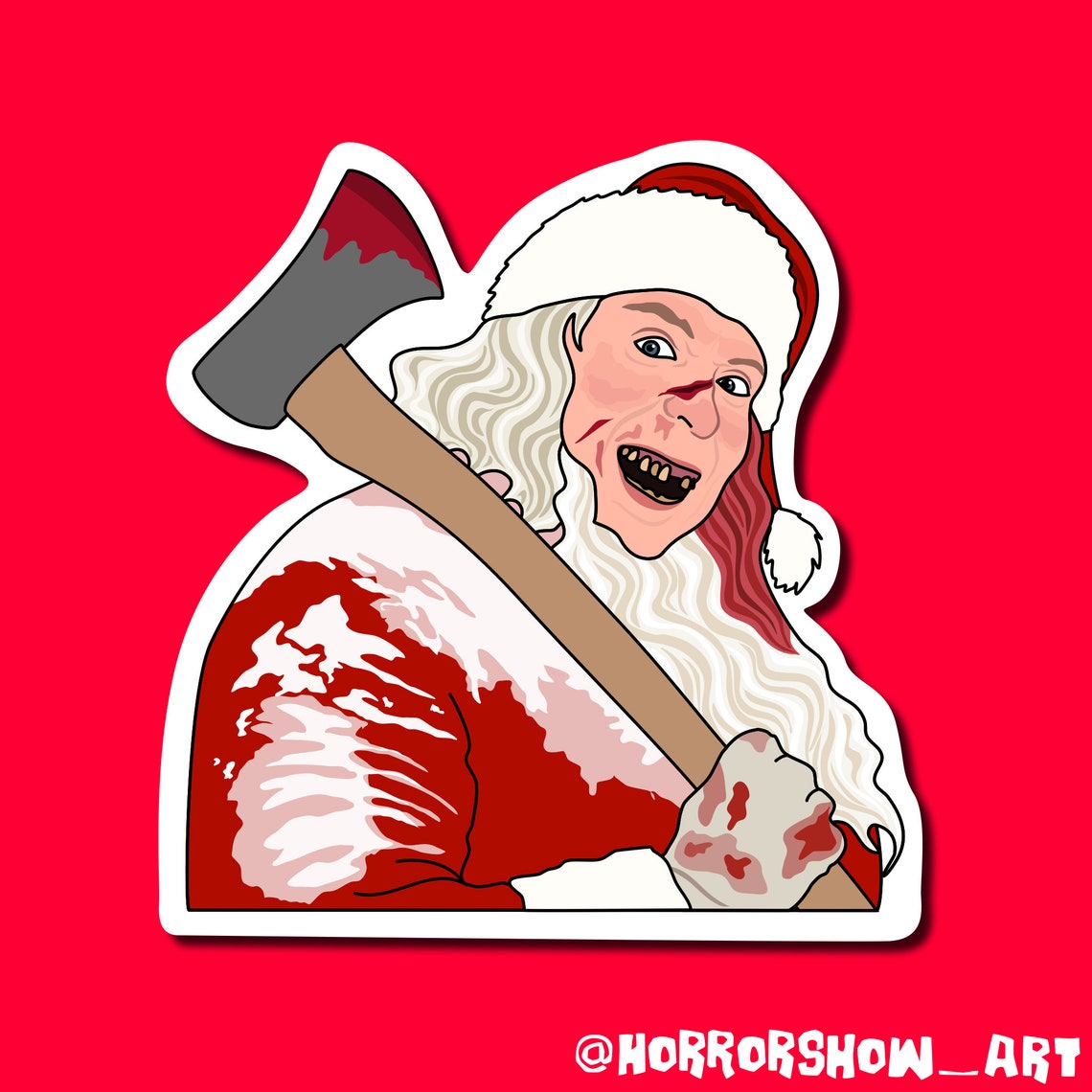 Tales From the Crypt Retro Horror Christmas Sticker Set 6 Etsy