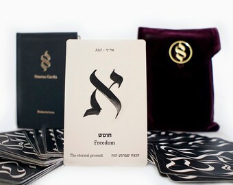 Omens Kabbalah Based Tarot Cards + Luxury Bag & Book